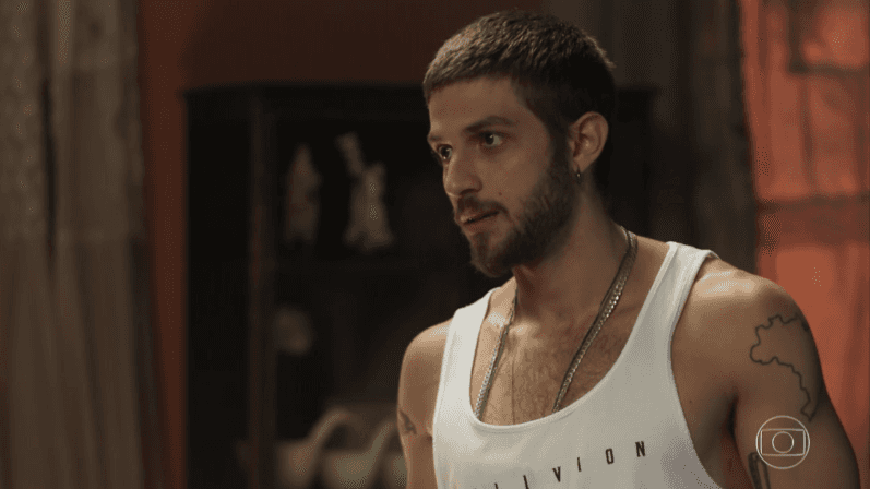 Ícaro (Chay Suede) em cena de Segundo Sol (Foto: Reprodução/Globo)