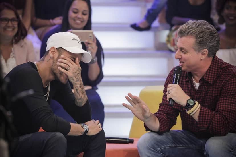 Neymar e Luciano Huck (Foto: Divulgação) Neymar e Luciano Huck (Foto: Divulgação)