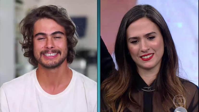 Rafael Vitti deixou mensagem para Tatá Werneck no Arquivo Confidencial (Foto: Reprodução/Globo) Rafael Vitti deixou mensagem para Tatá Werneck no Arquivo Confidencial (Foto: Reprodução/Globo)