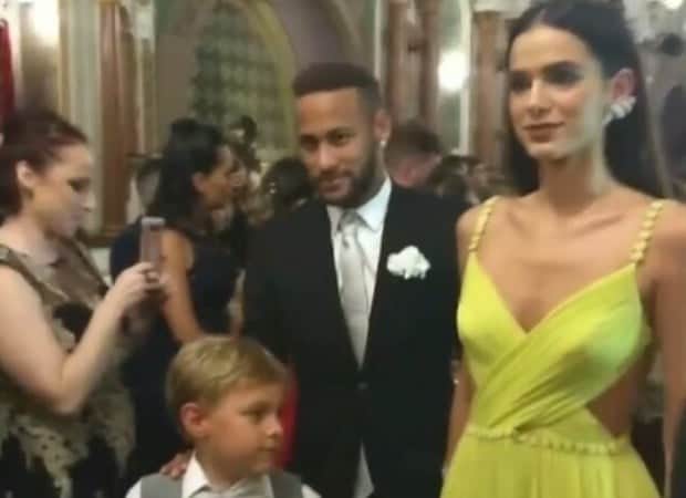 Neymar, Bruna e Davi (Foto: Reprodução) Neymar, Bruna e Davi (Foto: Reprodução)