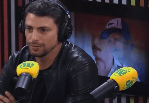 Cauã Reymond no Morning Show (Foto: Reprodução) Cauã Reymond no Morning Show (Foto: Reprodução)