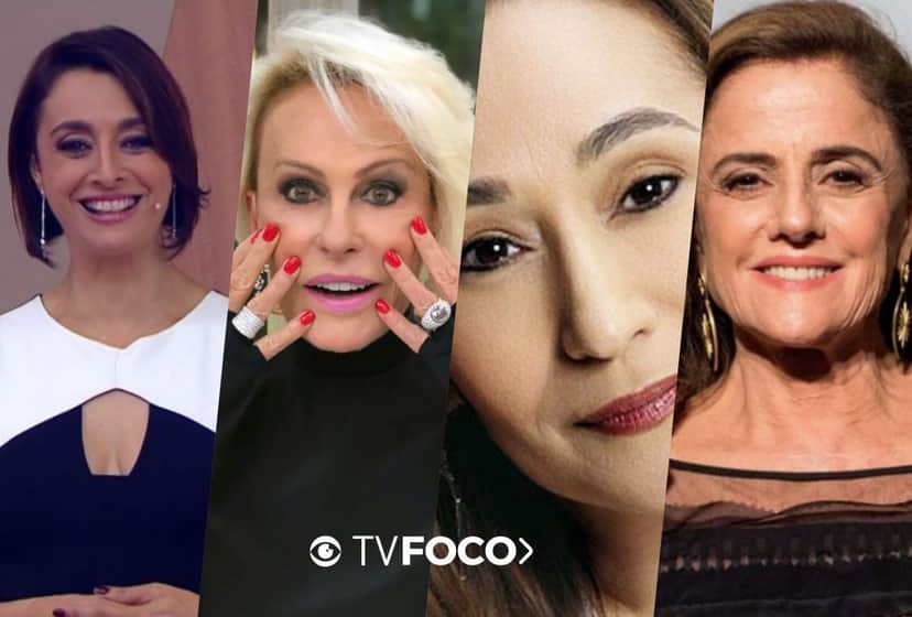Catia Fonseca, Ana Maria Braga, Sonia Abrão e Marieta Severo: saiba como elas são nos bastidores da TV (Foto montagem) Catia Fonseca, Ana Maria Braga, Sonia Abrão e Marieta Severo: saiba como elas são nos bastidores da TV (Foto montagem)