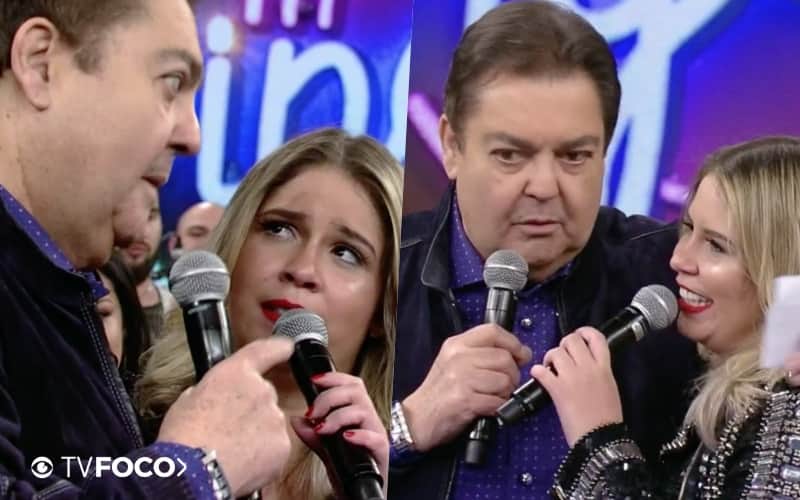 Marília Mendonça mostrou como emagreceu para Faustão (Foto reprodução) Marília Mendonça mostrou como emagreceu para Faustão (Foto reprodução)