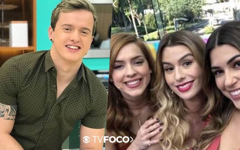 Aaron Tura conta uma fofoca do Vídeo Show (Foto montagem) Aaron Tura conta uma fofoca do Vídeo Show (Foto montagem)