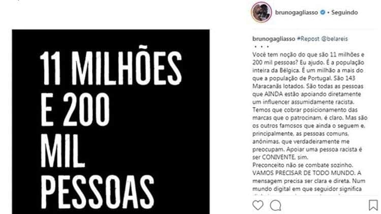 Post de Bruno Gagliasso (Foto: Reprodução/Instagram)