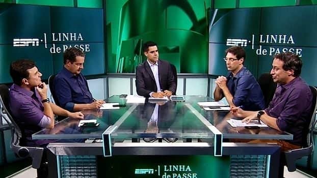 Programa Linha de Passe vem bombando em audiência na Copa (Foto: Reprodução/ESPN) Programa Linha de Passe vem bombando em audiência na Copa (Foto: Reprodução/ESPN)