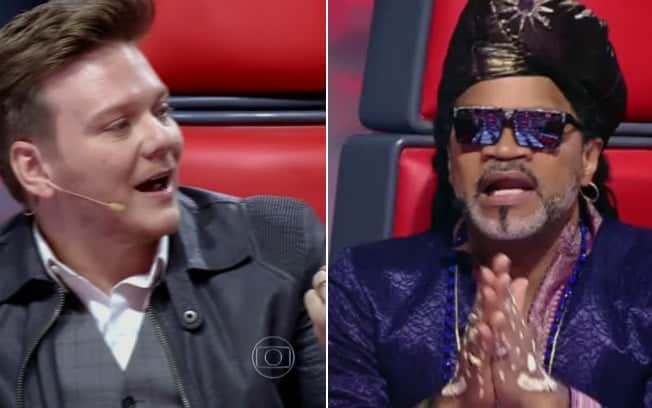Os dois jurados acabaram se 'estranhando' (Foto: Reprodução) Os dois jurados acabaram se 'estranhando' (Foto: Reprodução)