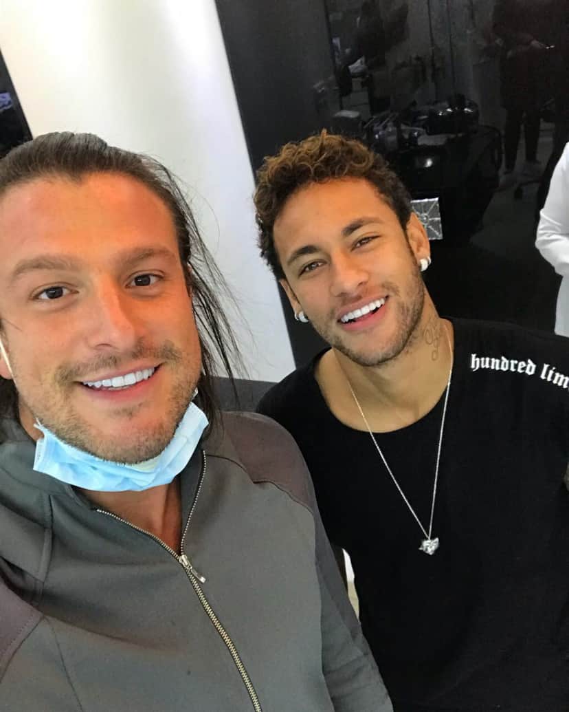 Rafael Puglisi e Neymar (Foto: Reprodução)