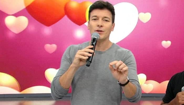Rodrigo Faro durante seu programa na Record (Foto: Divulgação/Record) Rodrigo Faro durante seu programa na Record (Foto: Divulgação/Record)