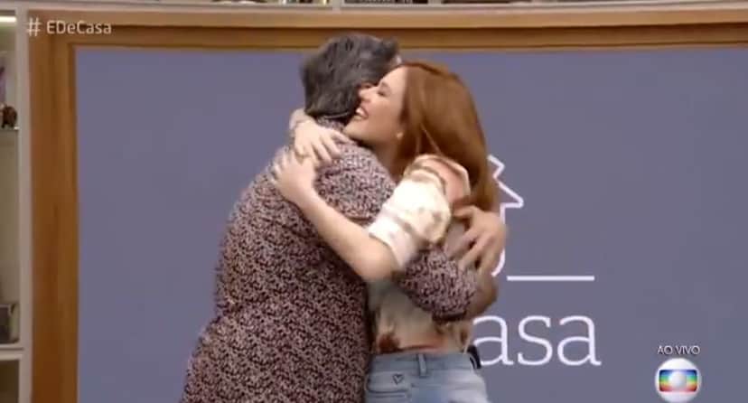 Zeca Camargo e Ana Clara no É de Casa (Foto: Reprodução)