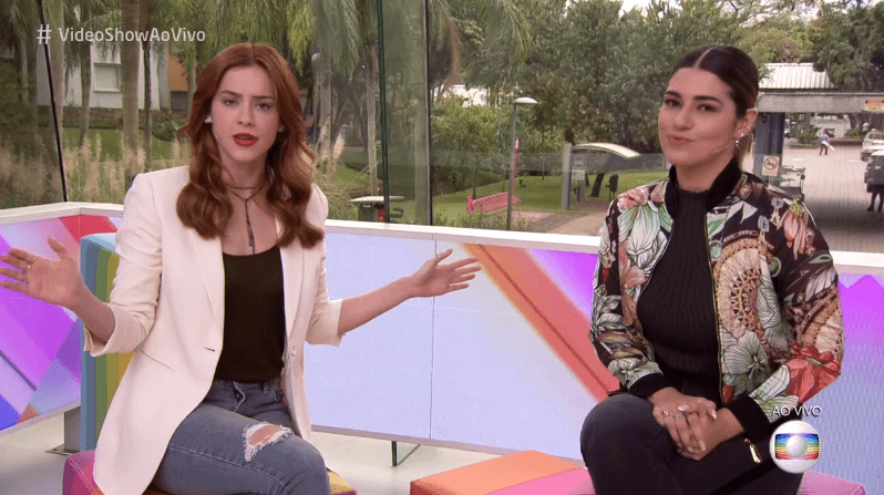 Sophia Abrahão e Vivian Amorim no comando do Vídeo Show (Foto: Reprodução/Globo) Sophia Abrahão e Vivian Amorim no comando do Vídeo Show (Foto: Reprodução/Globo)