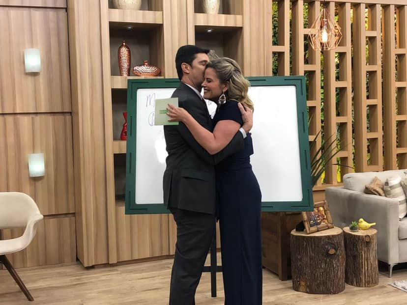 Maria Cândida e Mauro Calil (Foto: TV Aparecida) Maria Cândida e Mauro Calil (Foto: TV Aparecida)