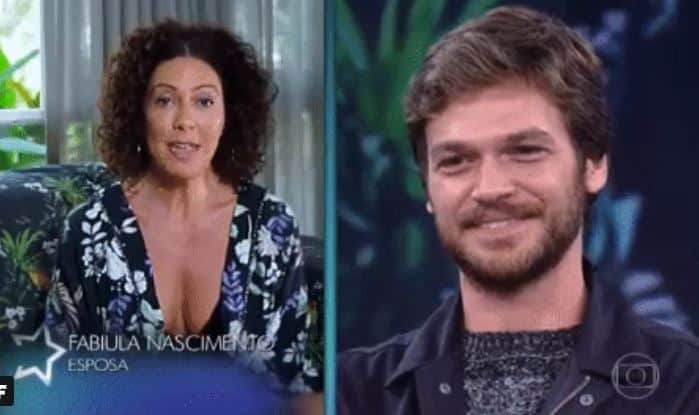 Fabiula Nascimento deixou recado para Emilio Dantas (Foto: Reprodução/Globo) Fabiula Nascimento deixou recado para Emilio Dantas (Foto: Reprodução/Globo)