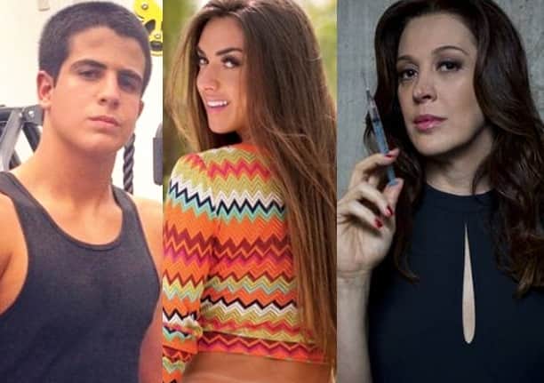 Enzo Celulari, Nicole Bahls e Claudia Raia (Foto: Reprodução) Enzo Celulari, Nicole Bahls e Claudia Raia (Foto: Reprodução)
