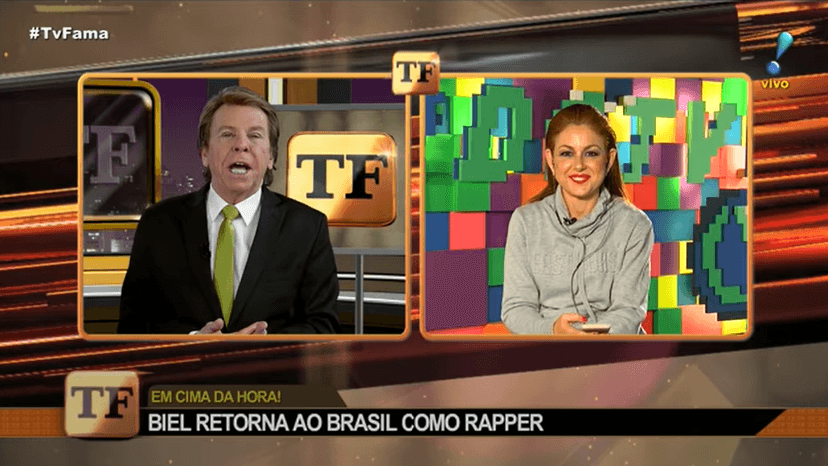 TV Fama estreia novidade. (Foto: Reprodução) TV Fama estreia novidade. (Foto: Reprodução)