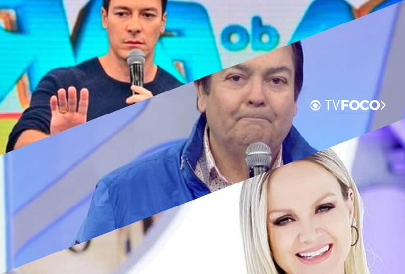 Rodrigo Faro, Faustão e Eliana estão entre os apresentadores mais bem pagos da TV (Foto reprodução) Rodrigo Faro, Faustão e Eliana estão entre os apresentadores mais bem pagos da TV (Foto reprodução)