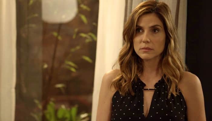 Helen (Rafaela Mandelli) em O Tempo Não Para (Foto: Divulgação/Globo) Helen (Rafaela Mandelli) em O Tempo Não Para (Foto: Divulgação/Globo)