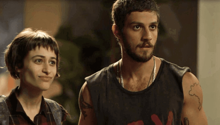 Manu (Luisa Arraes) e Ícaro (Chay Suede) em cena de Segundo Sol (Foto: Divulgação/Globo) Manu (Luisa Arraes) e Ícaro (Chay Suede) em cena de Segundo Sol (Foto: Divulgação/Globo)