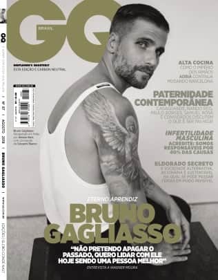 Bruno Gagliasso na capa da revista GQ Brasil de agosto (Foto: Divulgação) Bruno Gagliasso na capa da revista GQ Brasil de agosto (Foto: Divulgação)
