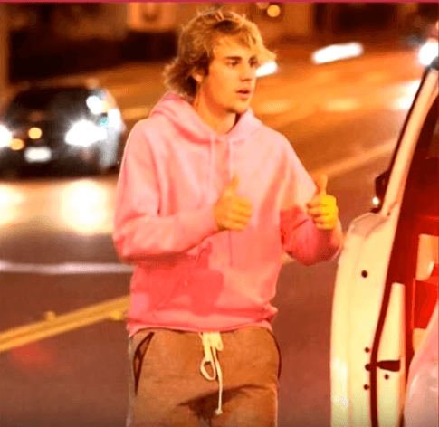 Foto que Jacaré Banguela se refere do Justin Bieber (Foto: Reprodução) Foto que Jacaré Banguela se refere do Justin Bieber (Foto: Reprodução)