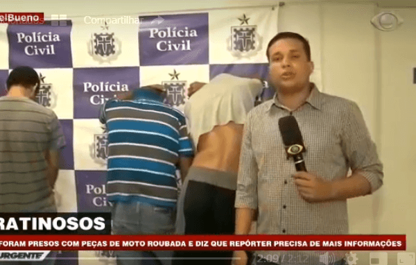 Léo Cidade no Brasil Urgente (Foto: Reprodução) Léo Cidade no Brasil Urgente (Foto: Reprodução)