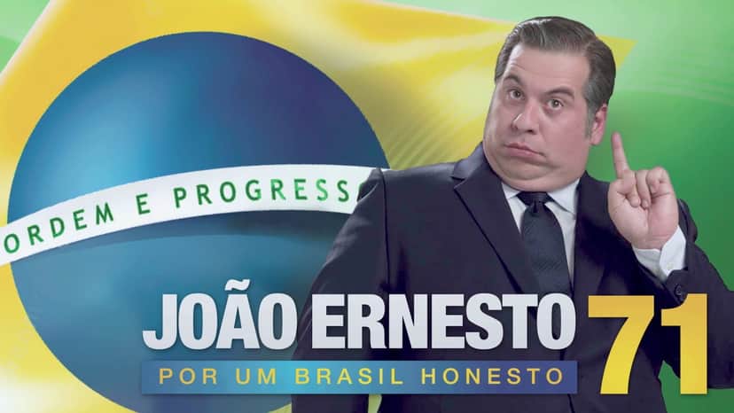 Leandro Hassum no primeiro filme O Candidato Honesto (Foto: Reprodução) Leandro Hassum no primeiro filme O Candidato Honesto (Foto: Reprodução)