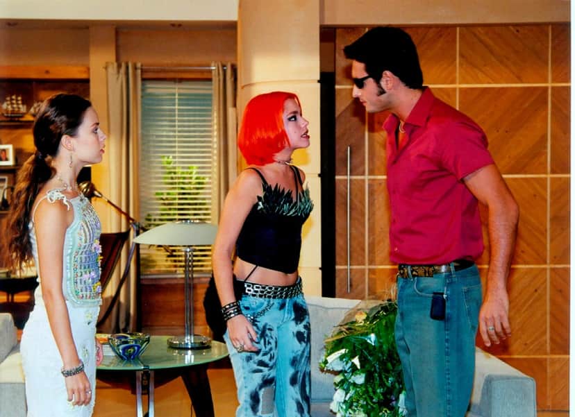Thais em cena de 'Estrela Guia', exibida em 2001 (Foto: ACERVO/TV Globo) Thais em cena de 'Estrela Guia', exibida em 2001 (Foto: ACERVO/TV Globo)