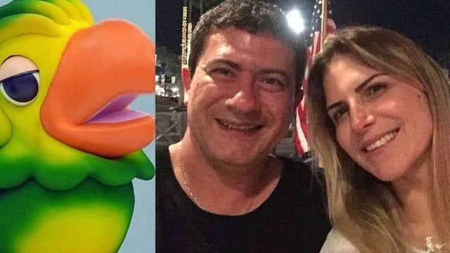 Alessandra Veiga e o ex-marido, intérprete do Louro José (Foto: Divulgação) Alessandra Veiga e o ex-marido, intérprete do Louro José (Foto: Divulgação)