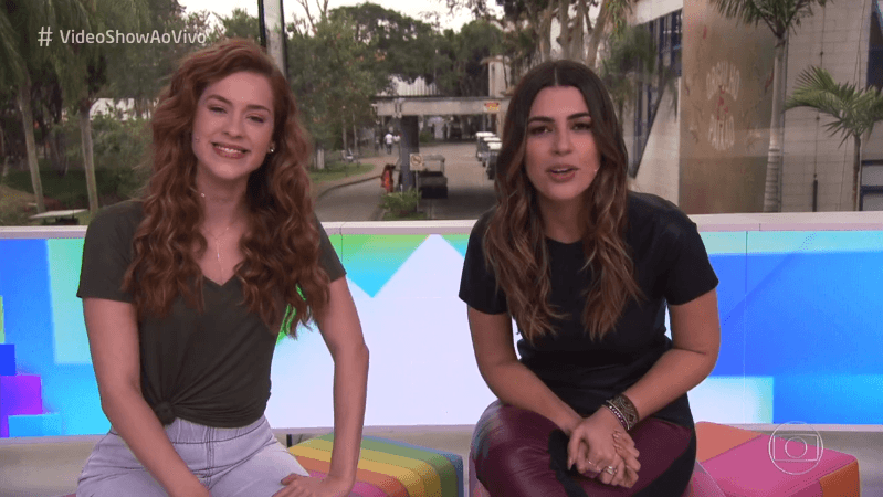 Sophia Abrahão e Vivian Amorim no comando do Vídeo Show (Foto: Reprodução/Globo) Sophia Abrahão e Vivian Amorim no comando do Vídeo Show (Foto: Reprodução/Globo)
