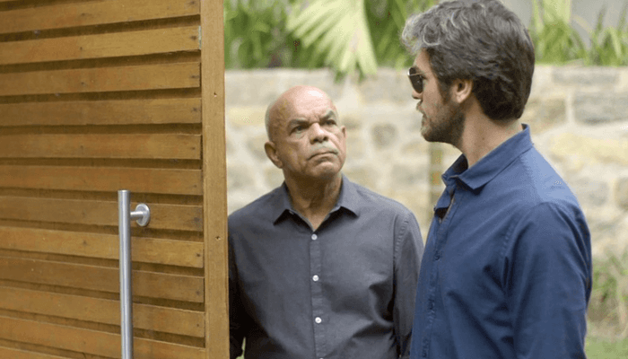 Galdino (Narcival Rubens) e Beto (Emilio Dantas) em cena de Segundo Sol (Foto: Divulgação/Globo) Galdino (Narcival Rubens) e Beto (Emilio Dantas) em cena de Segundo Sol (Foto: Divulgação/Globo)