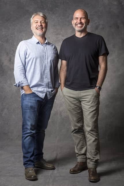 O diretor artístico Fred Mayrink e o autor Marcos Bernstein (Foto: Globo/Marília Cabral) O diretor artístico Fred Mayrink e o autor Marcos Bernstein (Foto: Globo/Marília Cabral)