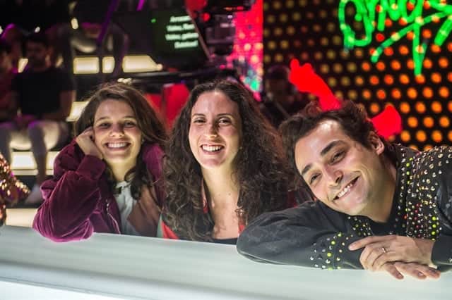 Bruna Linzmeyer, Jout Jout e Eduardo Sterblitch (Foto: Globo/Raquel Cunha) Bruna Linzmeyer, Jout Jout e Eduardo Sterblitch (Foto: Globo/Raquel Cunha)