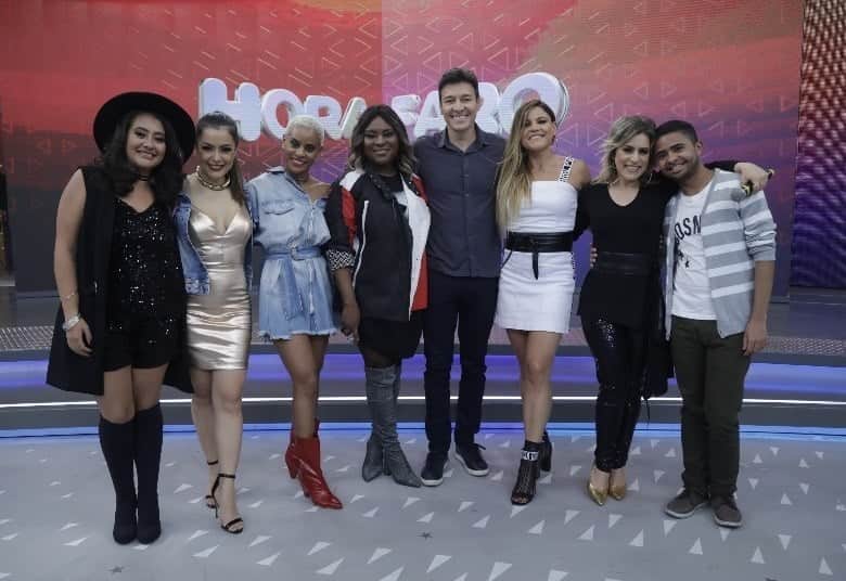 Rouge marca presença na Record (Foto: Antonio Chahestian/Record TV) Rouge marca presença na Record (Foto: Antonio Chahestian/Record TV)