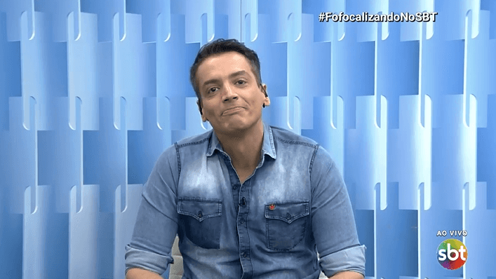 O jornalista Leo Dias no Fofocalizando (Foto: Reprodução/SBT) O jornalista Leo Dias no Fofocalizando (Foto: Reprodução/SBT)