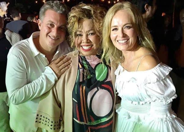 Luciano Huck, Angélica e Alcione (Foto: Reprodução/Instagram) Luciano Huck, Angélica e Alcione (Foto: Reprodução/Instagram)