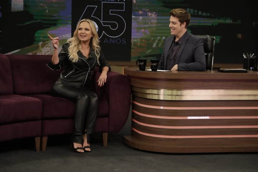 Eliana relembrou a carreira no Porchat (Antonio Chahestian/Record TV) Eliana relembrou a carreira no Porchat (Antonio Chahestian/Record TV)