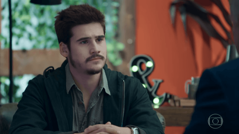 Samuca (Nicolas Prattes) em cena de O Tempo Não Para (Foto: Reprodução/Globo) Samuca (Nicolas Prattes) em cena de O Tempo Não Para (Foto: Reprodução/Globo)