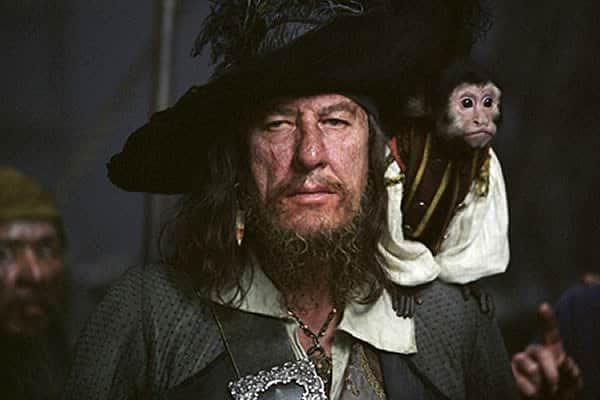 Geoffrey Rush, o Barbossa de Piratas do Caribe (Foto: Reprodução) Geoffrey Rush, o Barbossa de Piratas do Caribe (Foto: Reprodução)
