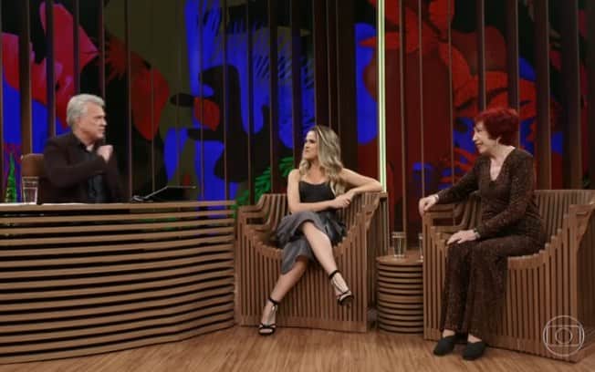 Ingrid Guimarães e Berta Loran em "Conversa com Bial" (Foto: Reprodução / Globo) Ingrid Guimarães e Berta Loran em "Conversa com Bial" (Foto: Reprodução / Globo)