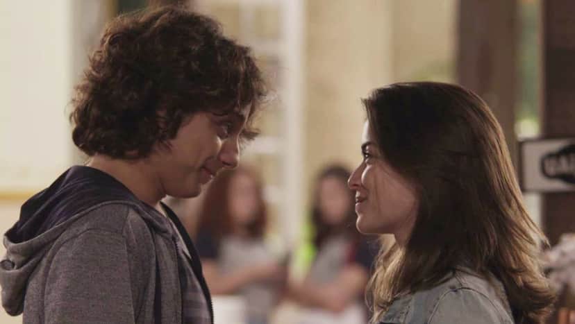 Hugo e Gabi em Espelho da Vida (Foto: Reprodução) Hugo e Gabi em Espelho da Vida (Foto: Reprodução)