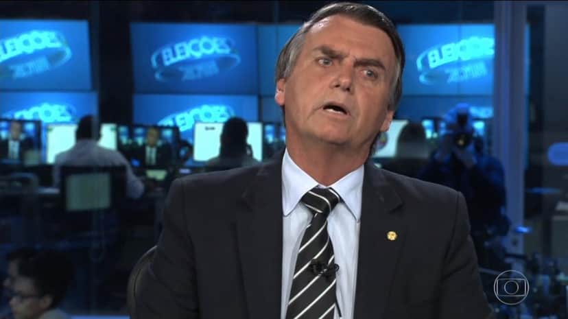 Jair Bolsonaro no Jornal Nacional (Foto: Reprodução) Jair Bolsonaro no Jornal Nacional (Foto: Reprodução)