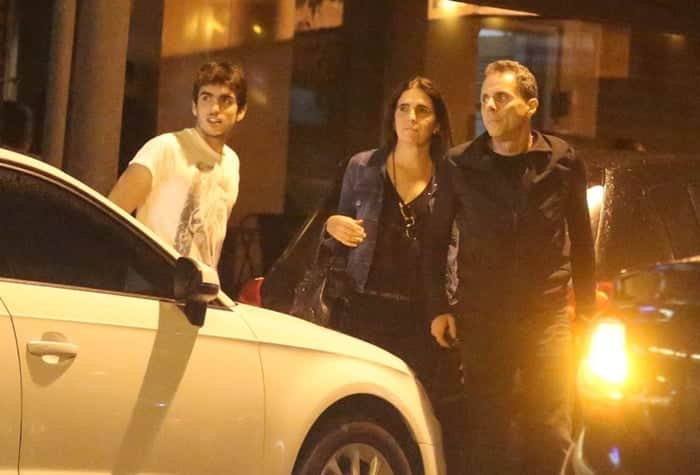 Malu Mader com o marido e o filho (Foto: Delson Silva/Ag. News)