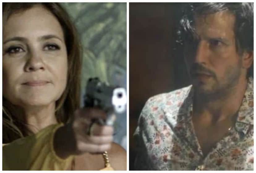 Laureta (Adriana Esteves) e Remy (Vladimir Brichta) em Segundo Sol (Foto: Reprodução)