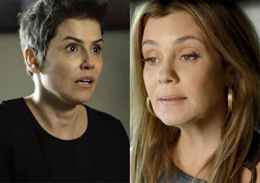 Karola (Deborah Secco) e Laureta (Adriana Esteves) em Segundo Sol (Foto: Reprodução) Karola (Deborah Secco) e Laureta (Adriana Esteves) em Segundo Sol (Foto: Reprodução)