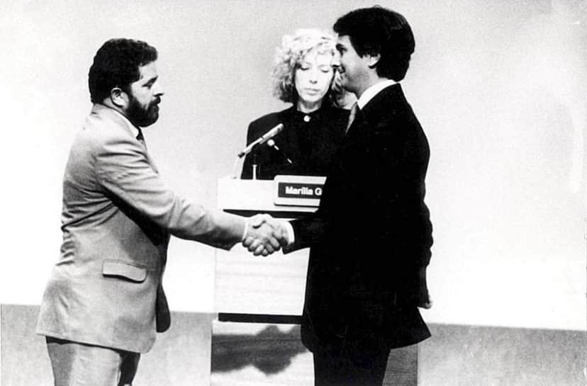 Collor e Lula se enfrentaram em acirrada campanha presidencial (Foto: Reprodução) Collor e Lula se enfrentaram em acirrada campanha presidencial (Foto: Reprodução)