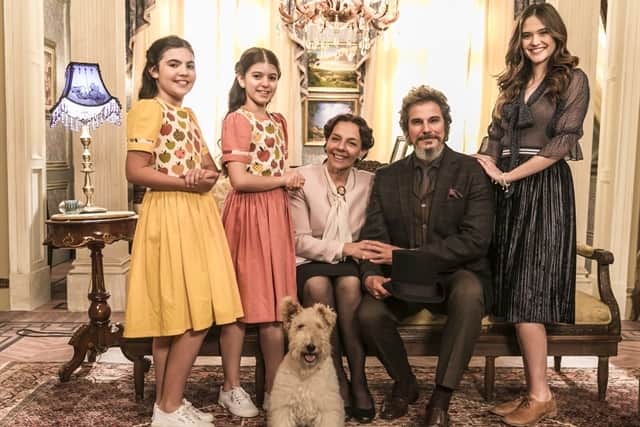 A família Sabino Machado em O Tempo Não Para (Foto: Globo/João Miguel Júnior) A família Sabino Machado em O Tempo Não Para (Foto: Globo/João Miguel Júnior)