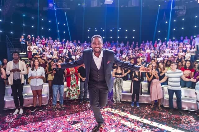 Lázaro Ramos no programa Os Melhores Anos das Nossas Vidas (Foto: Globo/Paulo Belote) Lázaro Ramos no programa Os Melhores Anos das Nossas Vidas (Foto: Globo/Paulo Belote)