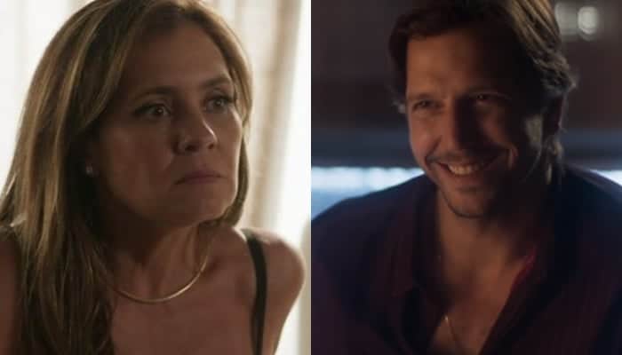 Laureta (Adriana Esteves) e Remy (Vladimir Brichta) em Segundo Sol (Foto: Reprodução/Globo/Montagem) Laureta (Adriana Esteves) e Remy (Vladimir Brichta) em Segundo Sol (Foto: Reprodução/Globo/Montagem)