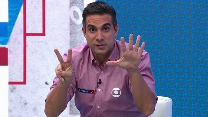 Gustavo Villani narrou a partida entre Grêmio e River Plate. (Foto: Reprodução)