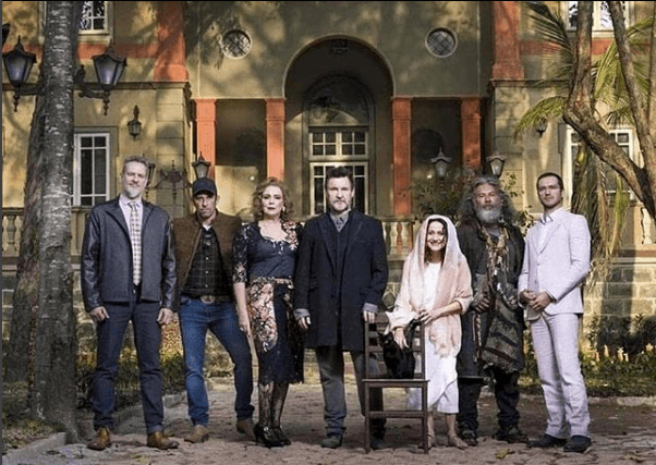 Os Sete Guardiões da novela O Sétimo Guardião reunidos (Foto: Reprodução/ Instagram) Os Sete Guardiões da novela O Sétimo Guardião reunidos (Foto: Reprodução/ Instagram)